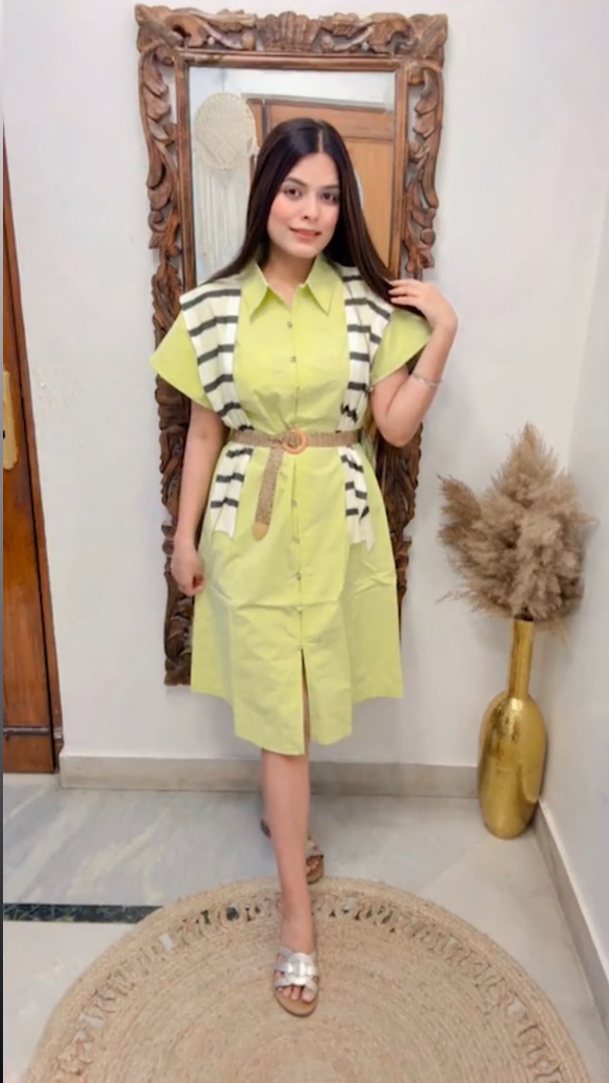 Kate Dress with belt + scarf