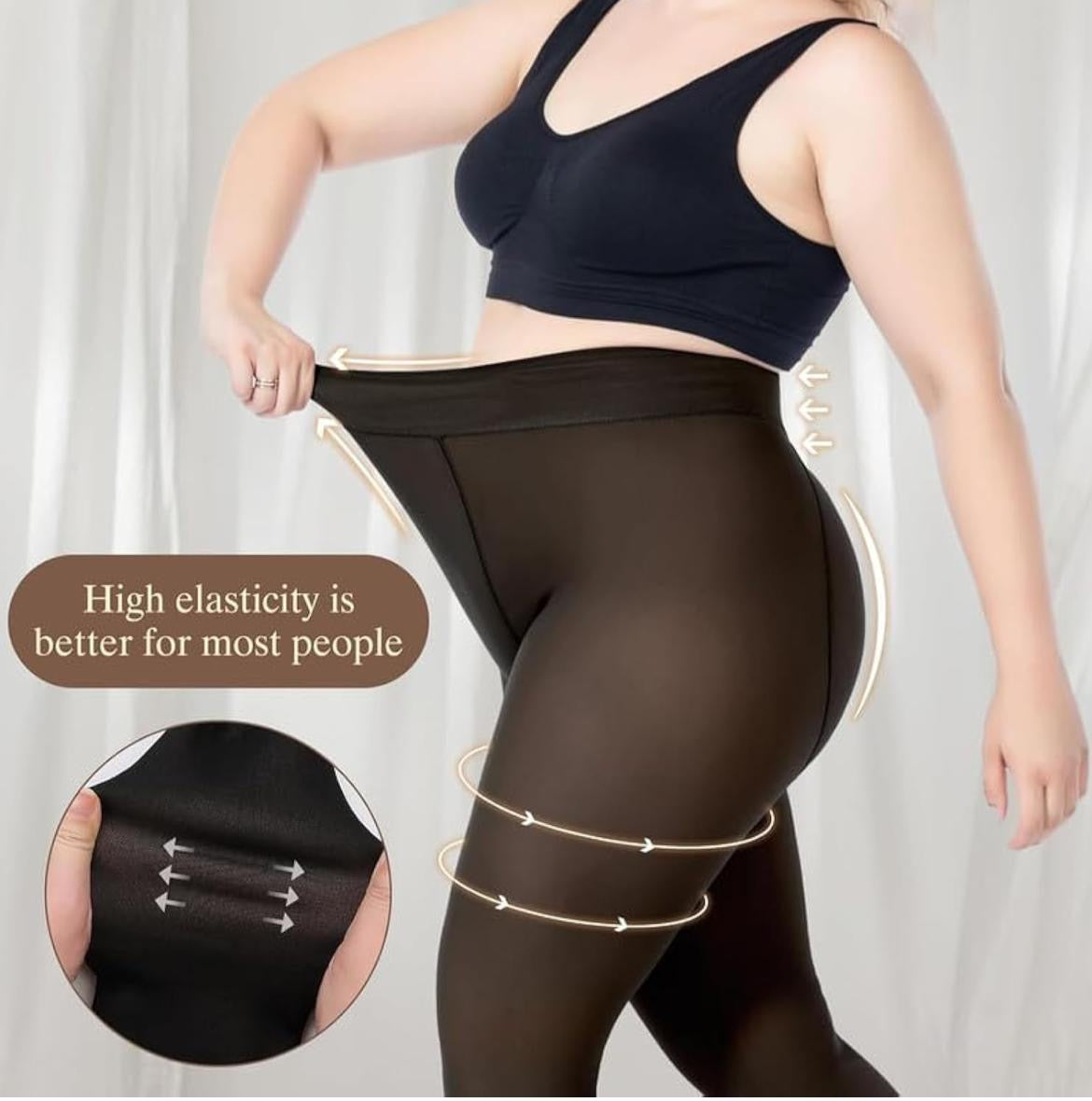 Dual Shade Fleece Leggings