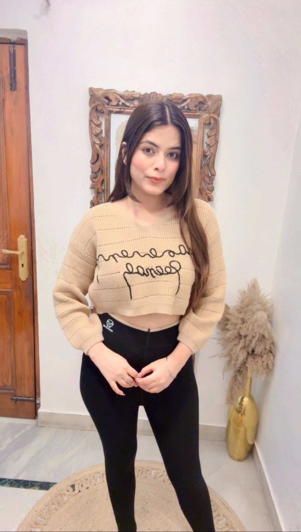 Lt0999 Warm Crop Top