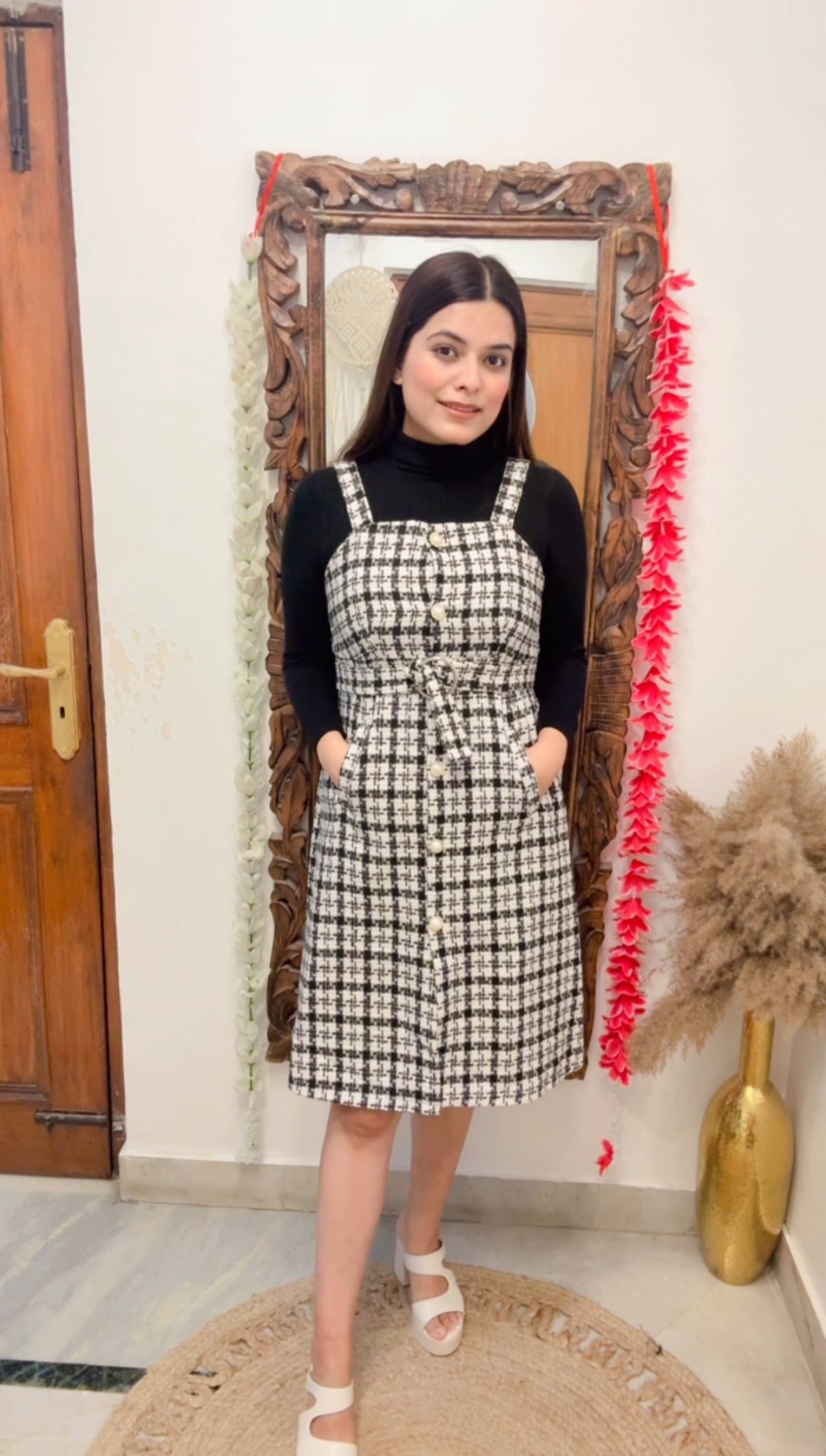 Lit28 Dress with inner and belt