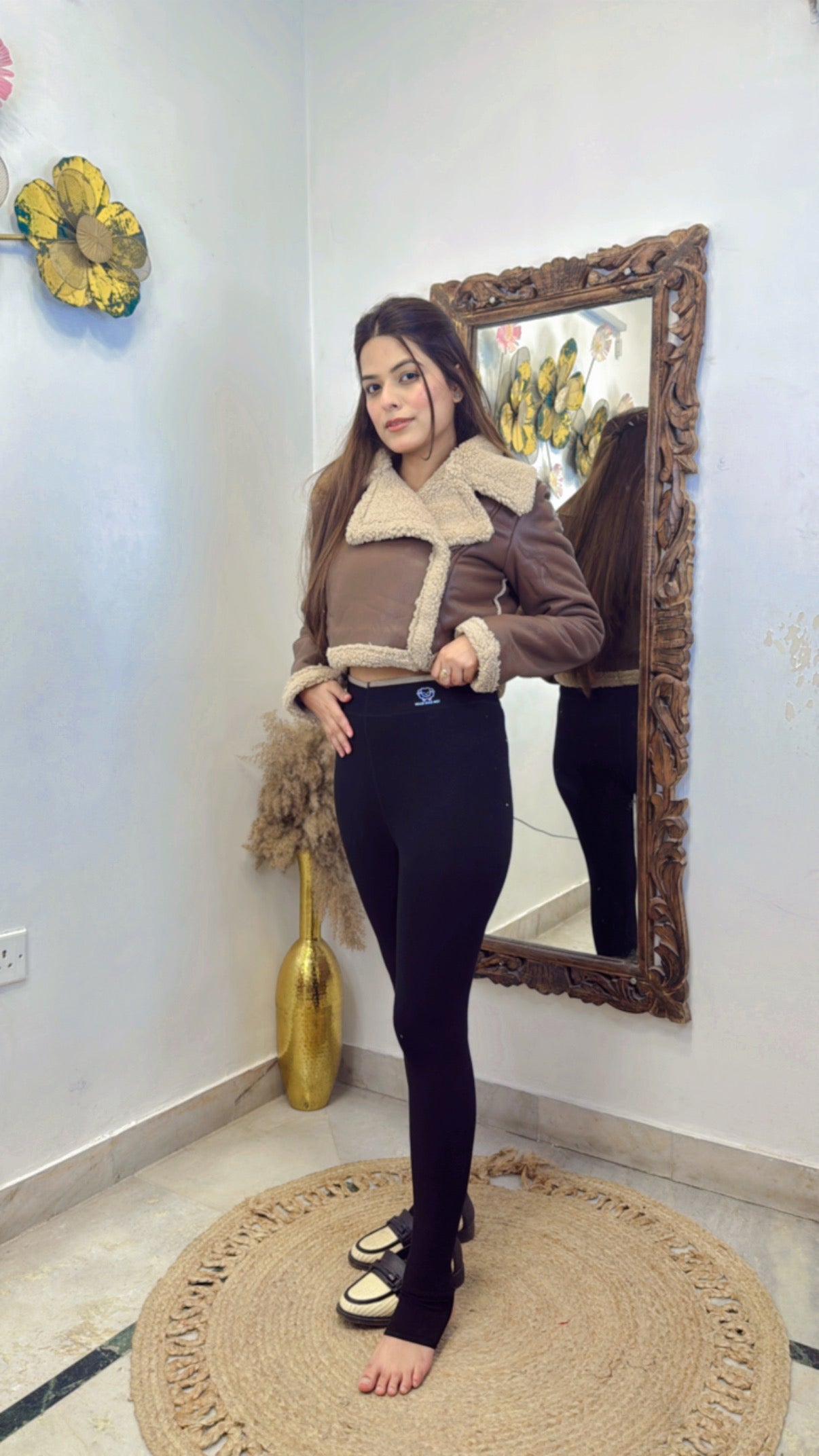 z#06 Winter Leggings- Light Fleece and half socks