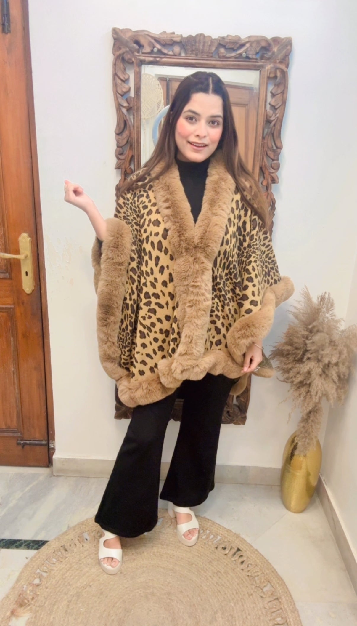 Leopard Cutshawl/Shrug